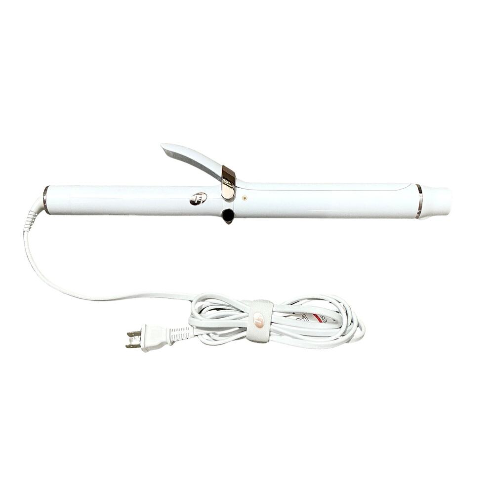 T3 SinglePass Curl X 1.25” Ceramic Extra-Long Barrel Curling Iron White